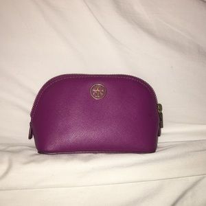 Tory Burch-Small Saffiano Leather Makeup Pouch